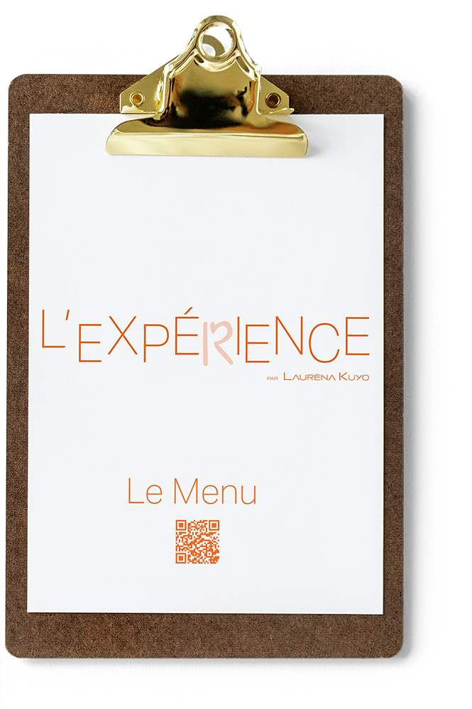 Menu - L’Expérience par Lauréna Kuyo